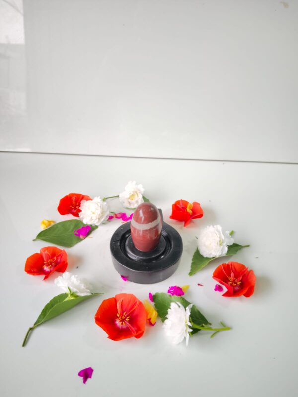 Janeu dhari narmadeshwar shivling for home puja - Image 3