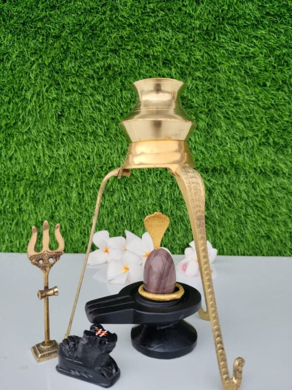 mala dhari narmadeshwar shivling for home