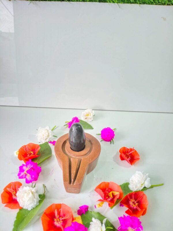 original brown color narmadeshwar shivling for home puja