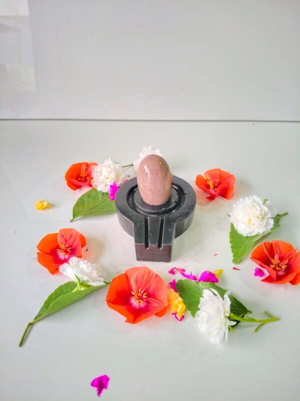 2 inch original ardhnarishwar narmadeshwar shivling for home - Image 2