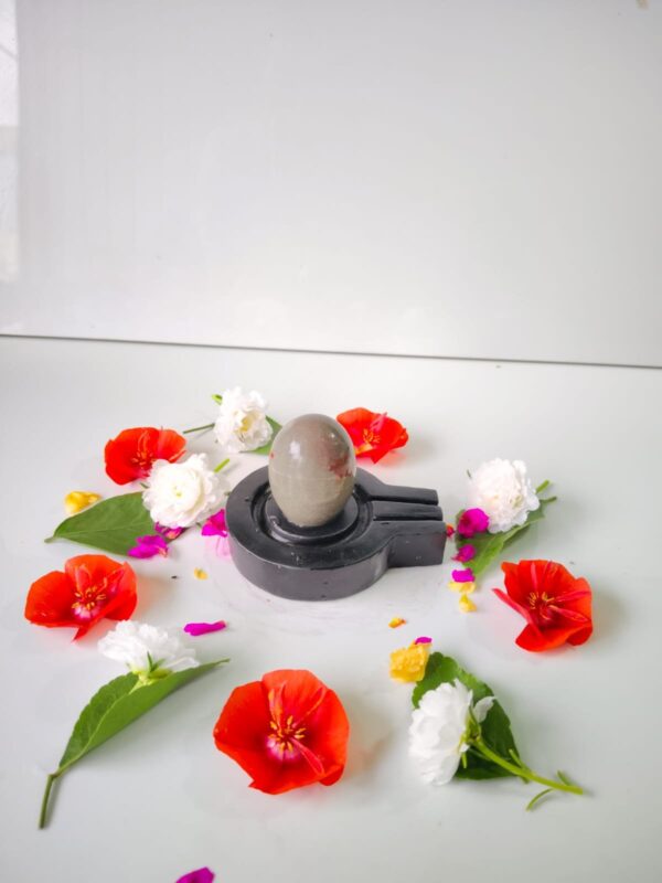 chandrakar akrati narmadeshwar shivling for home - Image 4