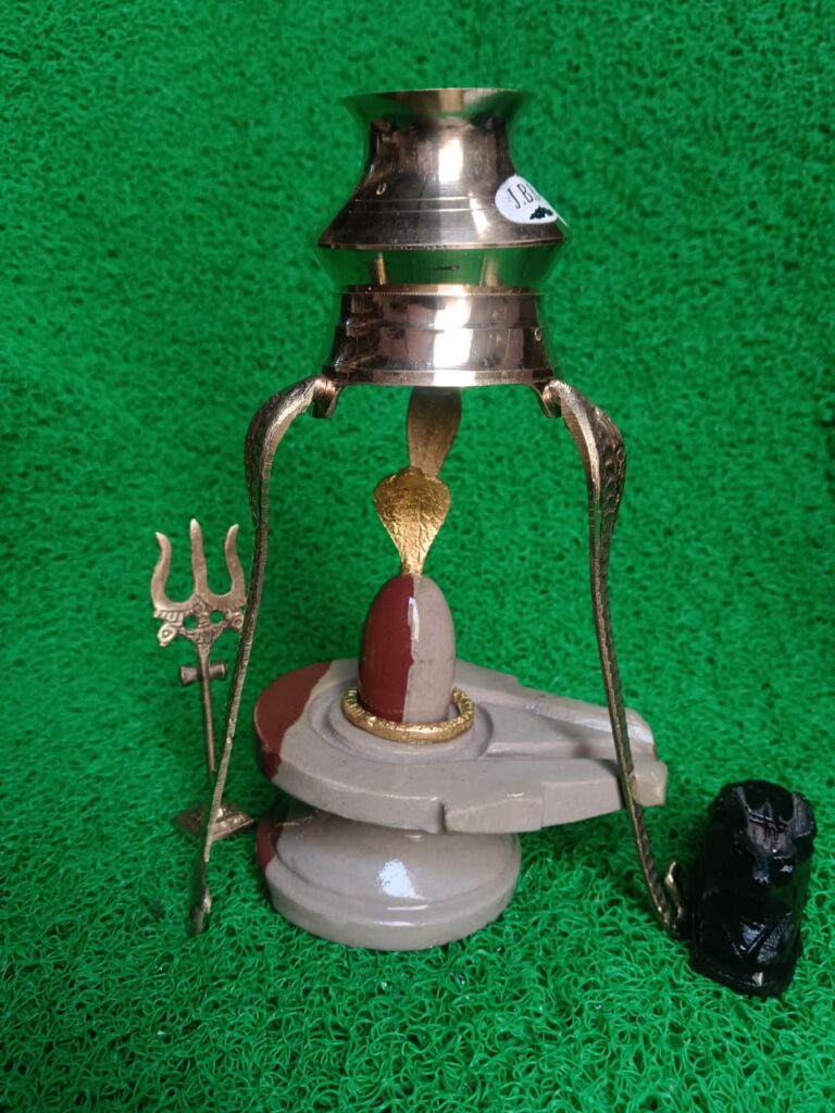 Orginal Ardhnarishwar Narmadeshwar Shivling with Jaladhari Set